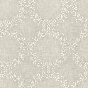 Ready to Roll Emb Linen 654181 by Waverly Fabric