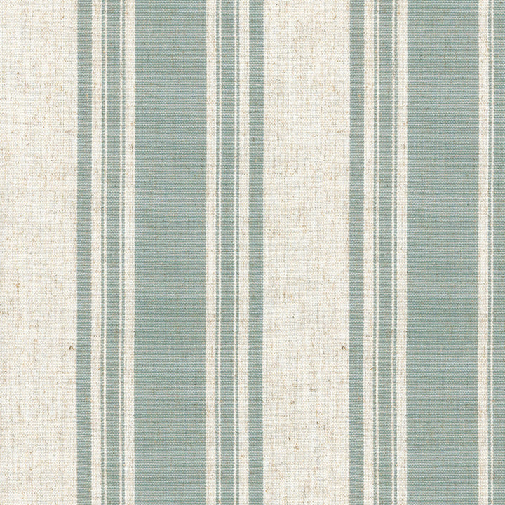 Thames Stripe Lagoon 654212 by Waverly Fabric - 80% POLYESTER 20% LINEN CHINA 51000 Horizontal: 6.75 and Vertical: 0 54 - Fabric Carolina -