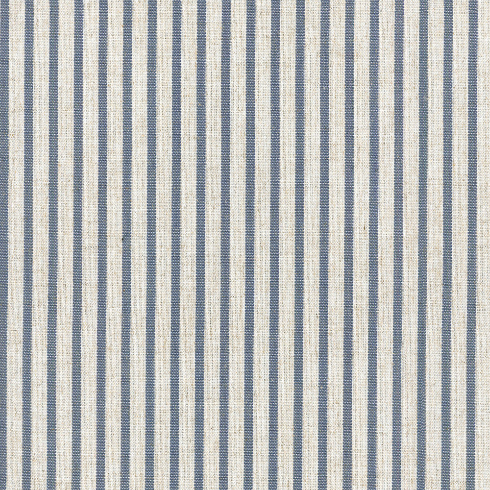Harlow Stripe Baltic 654222 by Waverly Fabric - 80% POLYESTER 20% LINEN CHINA 51000 Horizontal: 0.63 and Vertical: 0 54 - Fabric Carolina -