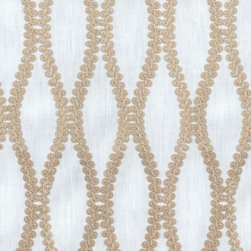 Blossom Emb Twine 654250 by Waverly Fabric IT'S ONLY NATURAL BASE:50% Polyester 50% Cotton EMBROID:65% Viscose 35% Linen INDIA Wyzenbeek 51,000 Horizontal: 3.25" and Vertical: 9.00" 55" - Fabric Carolina -
