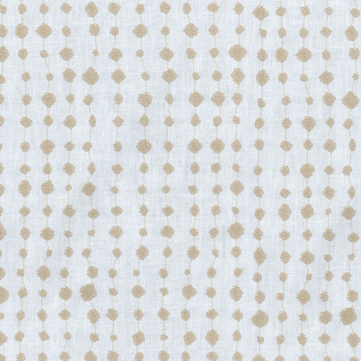 Droplet Emb Twine 654270 by Waverly Fabric - BASE:52%Polyester 48%Cotton EMBROID:100%Cotton INDIA 12000 Horizontal: 13 and Vertical: 12.5 54 - Fabric Carolina -