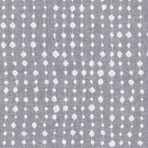 Droplet Emb Pewter 654272 by Waverly Fabric
