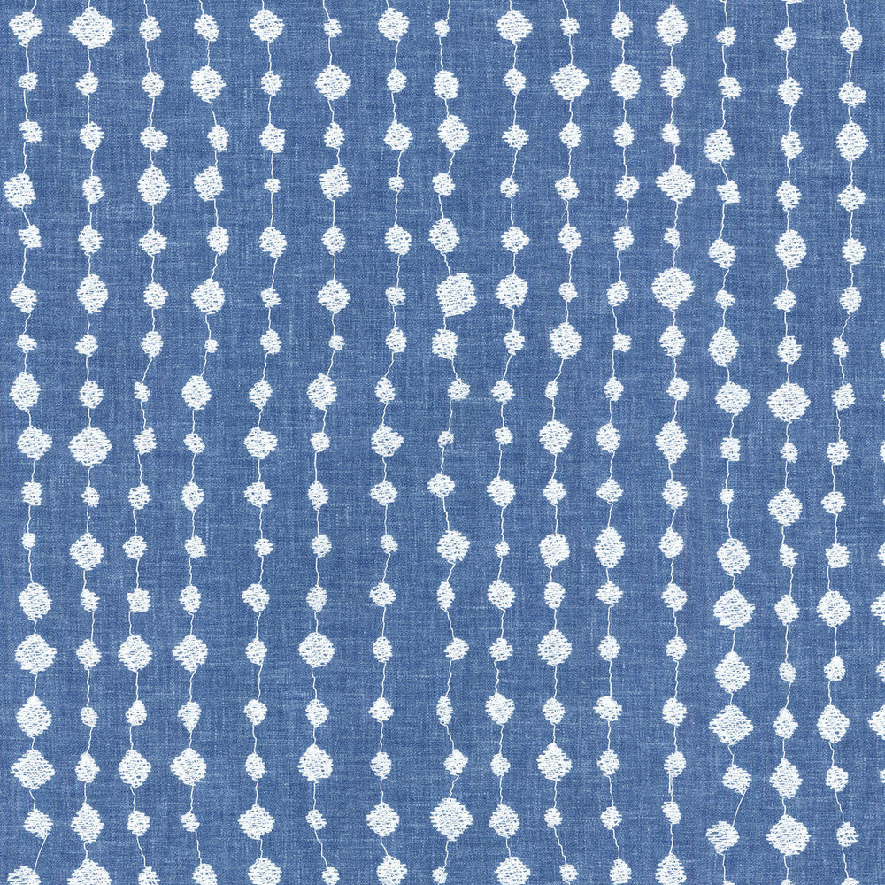 Droplet Emb Nordic 654273 by Waverly Fabric - BASE:52%Polyester 48%Cotton EMBROID:100%Cotton INDIA 12000 Horizontal: 13 and Vertical: 12.5 54 - Fabric Carolina -