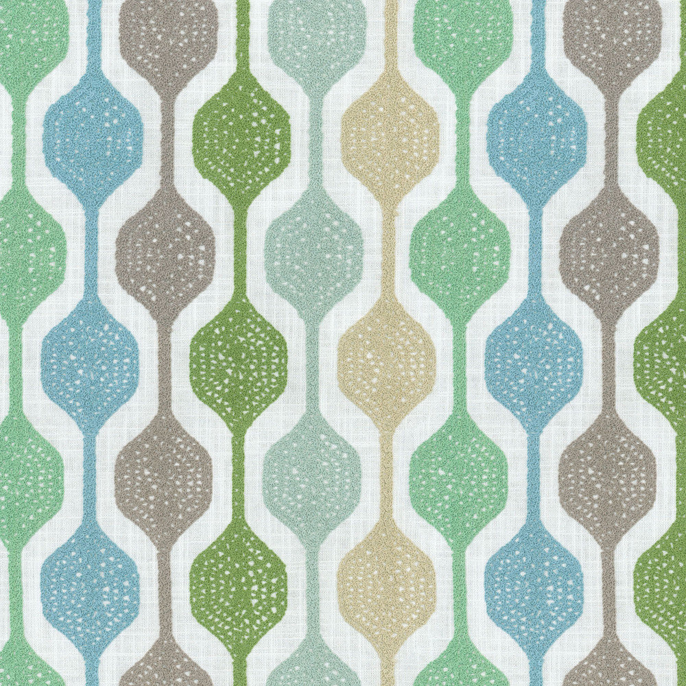 Handywork Emb Spring 654281 by Waverly Fabric - BASE:52%Polyester 48%Cotton EMBROID:100%Cotton INDIA 15000 Horizontal: 9 and Vertical: 4.75 55 - Fabric Carolina -