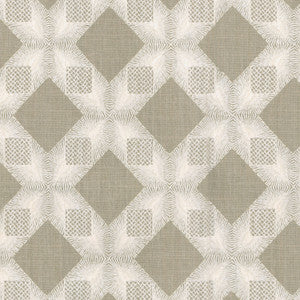 Linear Lace Emb Flax 654350 by Waverly Fabric