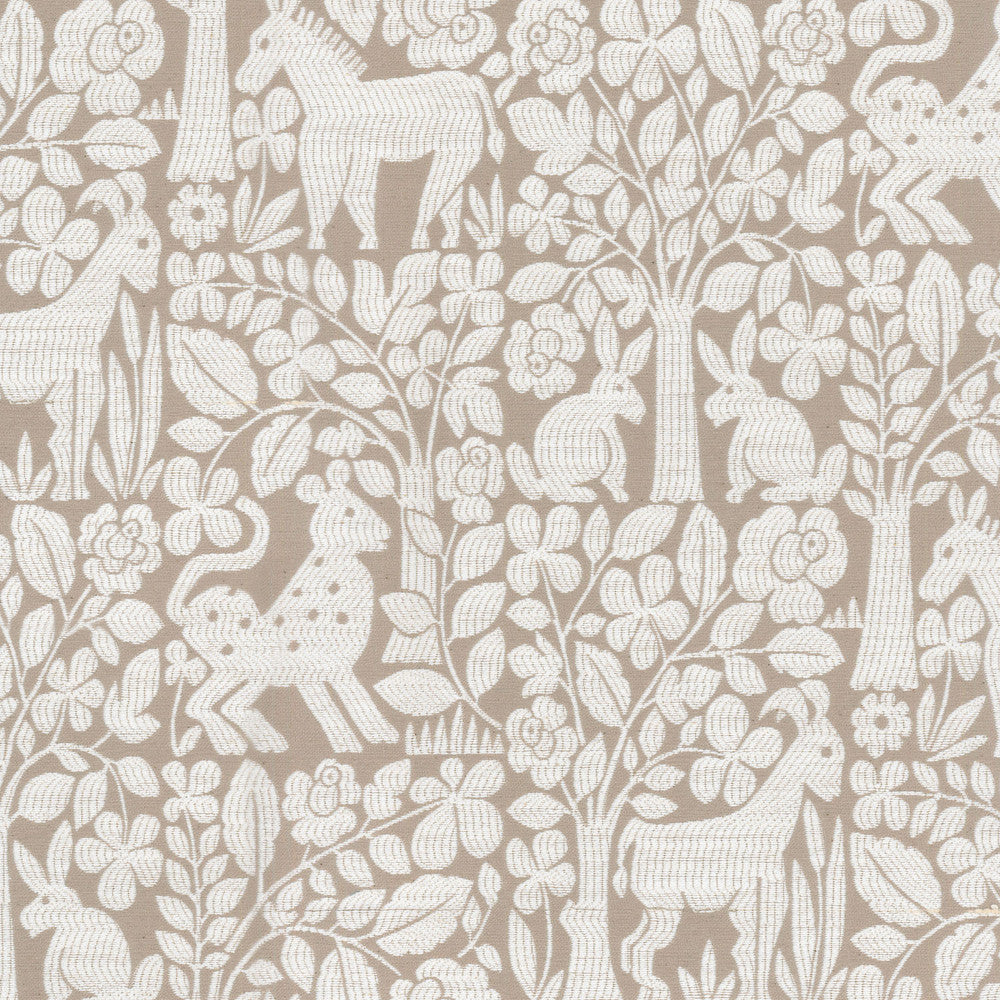 Forest Friends Linen 654372 by Waverly Fabric - Base:65%Cotton 35%Polyester CHINA 51000 Horizontal: 18 and Vertical: 13.5 54 - Fabric Carolina -
