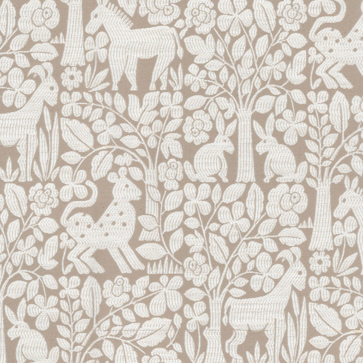 Forest Friends Linen 654372 by Waverly Fabric - Base:65%Cotton 35%Polyester CHINA 51000 Horizontal: 18 and Vertical: 13.5 54 - Fabric Carolina -