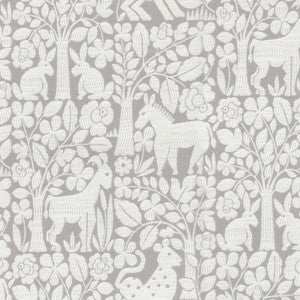 Forest Friends Mineral 654373 by Waverly Fabric