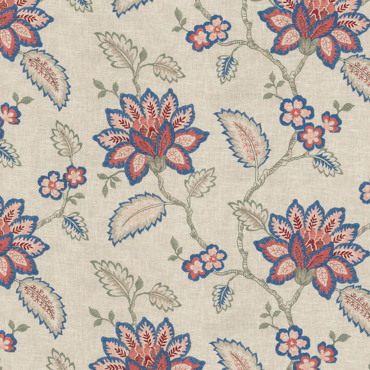 Perennial Emb Garden 654392 by Waverly Fabric - 55% POLYESTER 45% COTTON 12000 Horizontal: 17.25 and Vertical: 12.5 54" Base 52" Emb - Fabric Carolina -