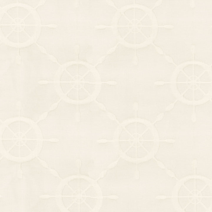 SHIP'S WHEEL CHALK 654421 by Waverly Fabric - 100% COTTON 50000 Horizontal: 6.75 and Vertical: 7.25 54 - Fabric Carolina -