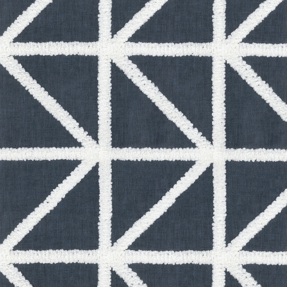 Port Of Call Emb Indigo 654460 by Waverly Fabric - Base:50%Cotton 50%Polyester Embroid:100%Polyester INDIA 51000 Horizontal: 5.2 and Vertical: 9.5 55 - Fabric Carolina -