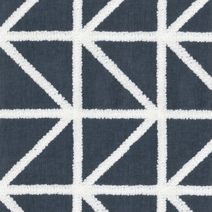 Port Of Call Emb Indigo 654460 by Waverly Fabric