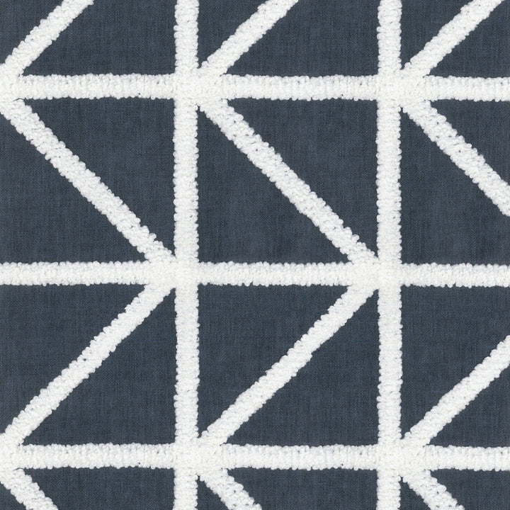 Port of Call Emb Indigo 654460 by Waverly Fabric - 100% POLYESTER 51000 Horizontal: 5.2 and Vertical: 9.5 55" Base 52" Embroidery - Fabric Carolina -