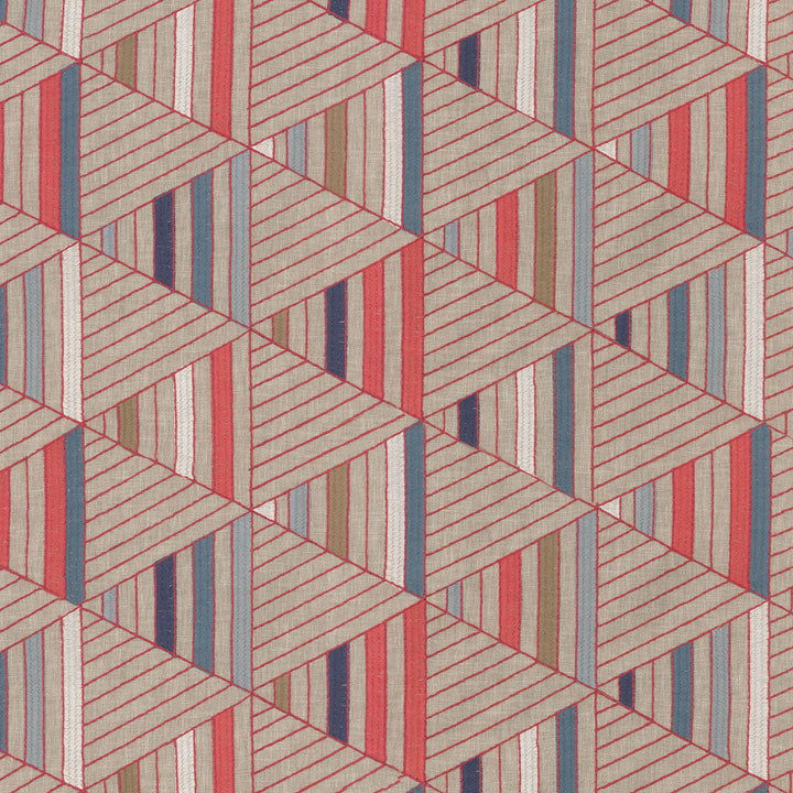 FLAGSHIP EMBROIDERY AMERICAN 654470 by Waverly Fabric - 100% POLYESTER INDIA 3000 Horizontal: 9 and Vertical: 17 55 - Fabric Carolina -