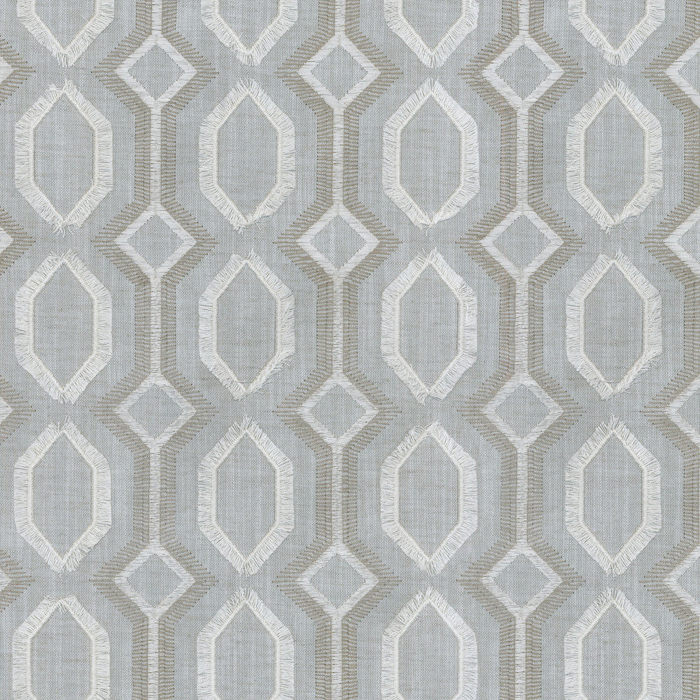 Maisie Embroidery Smoke 654492 by Waverly Fabric - 83%Polyester 11%Cotton 6%Linen Embroid:100%Rayon INDIA 51000 Horizontal: 3 and Vertical: 3.25 56 - Fabric Carolina -