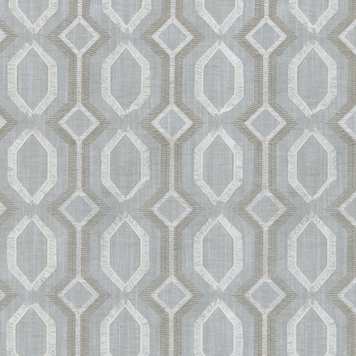 Maisie Emb Smoke 654492 by Waverly Fabric - 83%Polyester 11%Cotton 6%Linen Embroid:100%Rayon INDIA 51000 Horizontal: 3.25 and Vertical: 3 56 - Fabric Carolina -