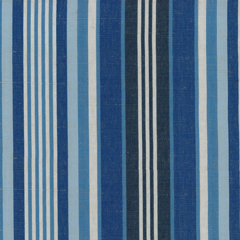 Meadow Stripe Sky 654520 by Waverly Fabric - 52%Jute 48%Cotton TAIWAN 25000 Horizontal: 0 and Vertical: 13.5 54 - Fabric Carolina -