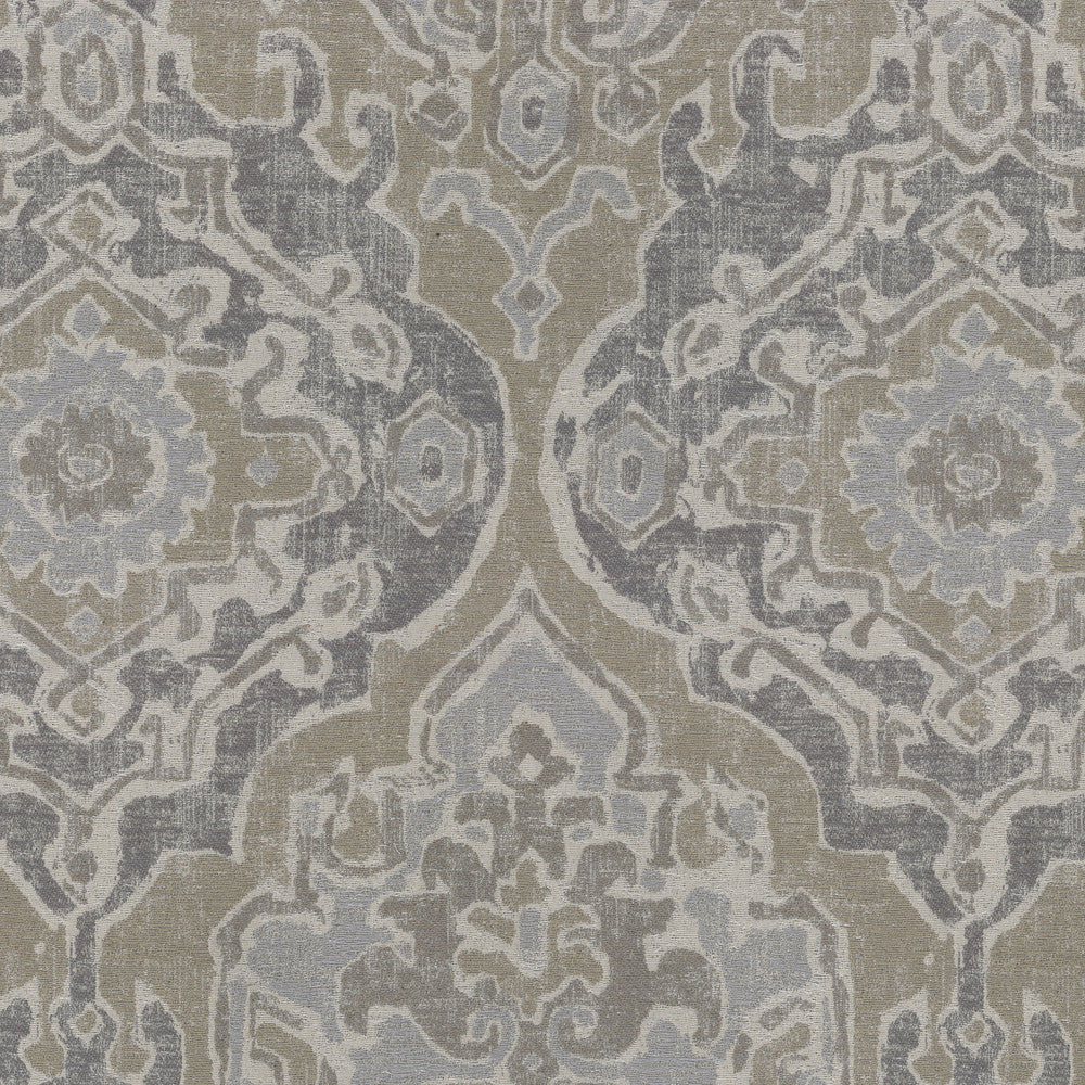 IZMIR RUG CLOUD 654531 by Waverly Fabric - BASE:100% Cotton EMBROID:100% Polyester CHINA 33000 Horizontal: 17.5 and Vertical: 13.5 54 - Fabric Carolina -