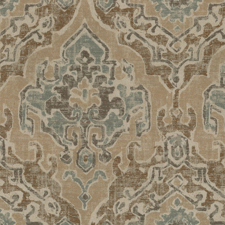 Izmir Rug Nutmeg 654532 by Waverly Fabric - 72% Cotton 28% Polyester CHINA 33000 Horizontal: 13.5 and Vertical: 17.5 54 - Fabric Carolina -