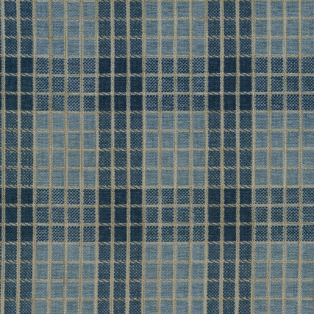 Cozy Plaid Ink 654570 by Waverly Fabric - 87%Polyester 13%Cotton INDIA 51000 Horizontal: 4 and Vertical: 5.5 54 - Fabric Carolina -
