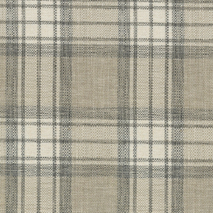 Kintyre Plaid Newsprint 654611 by Waverly Fabric - 87% Polyester 8% Cotton 5% Linen INDIA 51000 Horizontal: 7.6 and Vertical: 7 54 - Fabric Carolina -