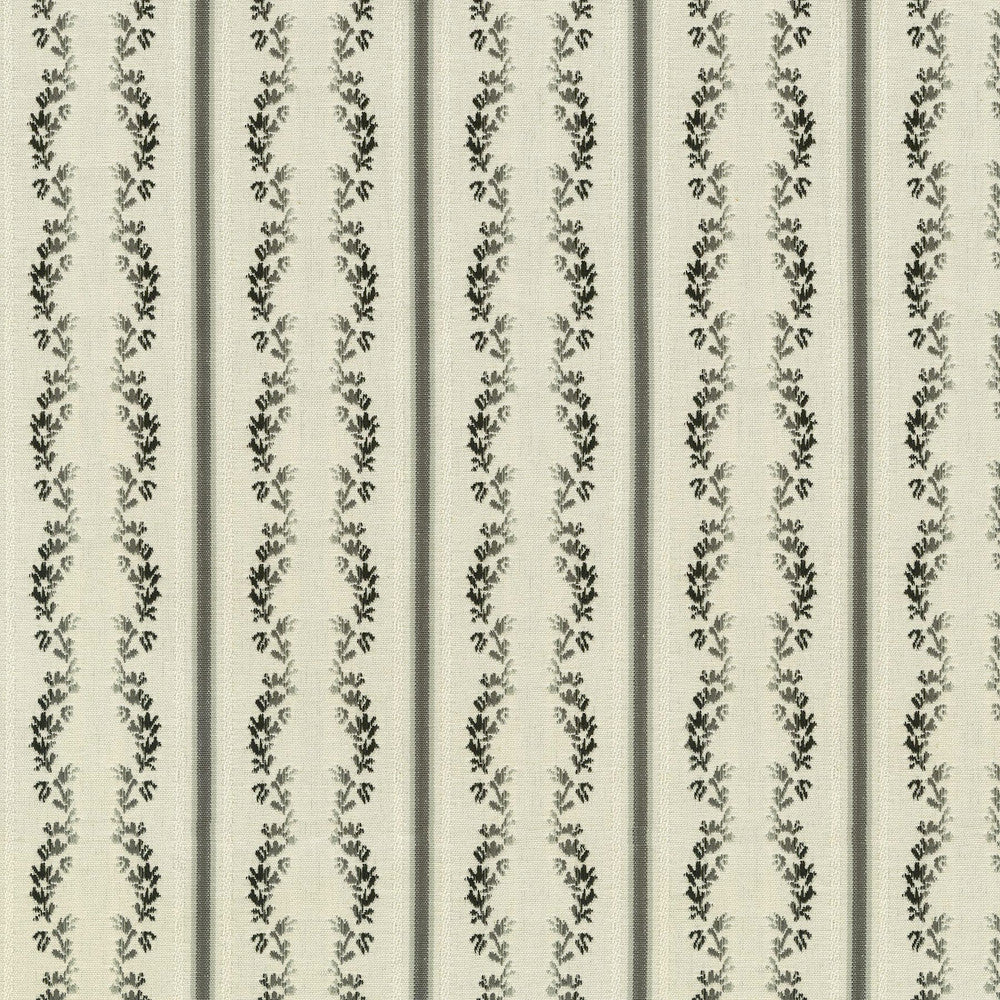 Regency Stripe Coal 654622 by Waverly Fabric - 100% Cotton TURKEY Horizontal: 1.75 and Vertical: 2.75 57 - Fabric Carolina -