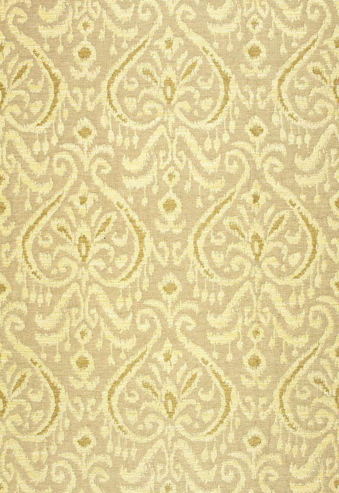 Maroc Linen Damask Sauterne 65633 by Schumacher Fabric Chroma 52% Jute, 22% Linen, 16% Cotton, 10% Viscose Martindale 9,000 Horizontal: 6.875 and Vertical: 25 55 - Fabric Carolina -