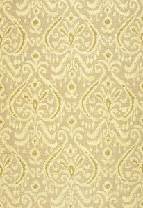 Maroc Linen Damask Sauterne 65633 by Schumacher Fabric