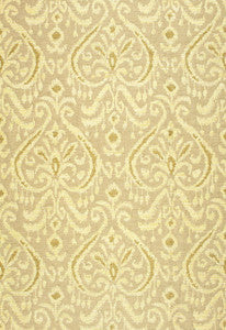 Maroc Linen Damask Sauterne 65633 by Schumacher Fabric