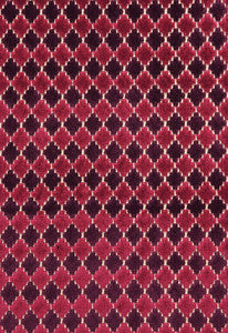 Marrakesh Velvet Black Cherry 65640 by Schumacher Fabric