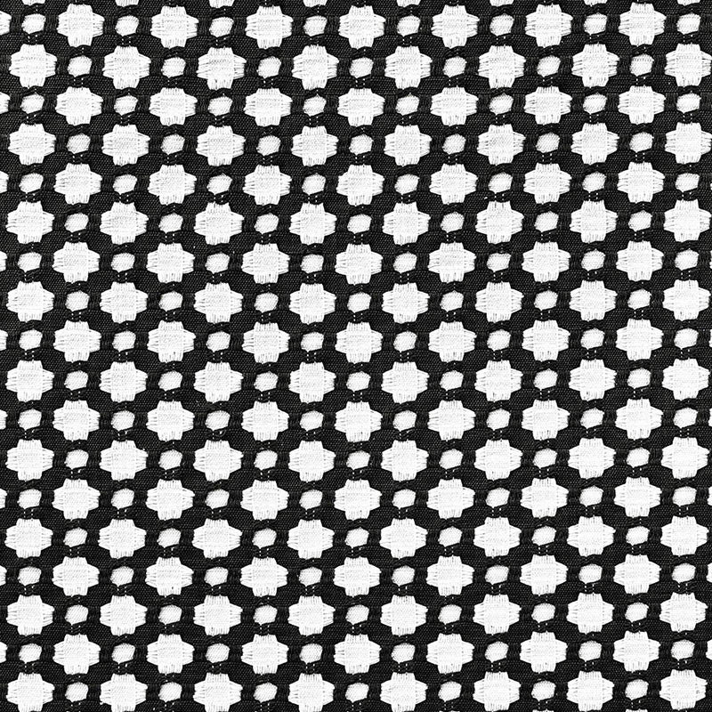 Betwixt Black / White 65683 by Schumacher Fabric ESSENTIALS: SMALL-SCALE UPHOLSTERY I See Sample INDIA MEDIUM DUTY </p><p>Repeat: Horizontal: 1 5/8" (4CM) and Vertical: 1 3/8" (3CM) 54" WIDE (137CM) - Fabric Carolina -