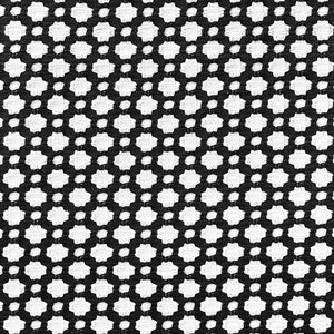 Betwixt Black / White 65683 by Schumacher Fabric