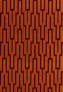 Metropolitan Velvet Blood Orange 65701 by Schumacher Fabric