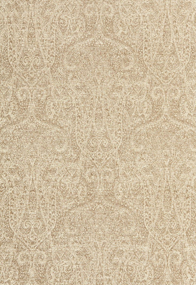 Astor Chenille Paisley Limestone 65713 by Schumacher Fabric Chroma 60% Cotton, 40% Rayon Wyzenbeek 33,000 Horizontal: 6.75 and Vertical: 16.5 54 - Fabric Carolina -