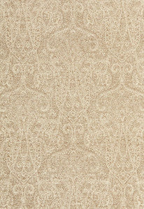Astor Chenille Paisley Limestone 65713 by Schumacher Fabric