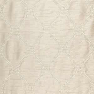 Agadir Embroidery Dove 65751 by Schumacher Fabric