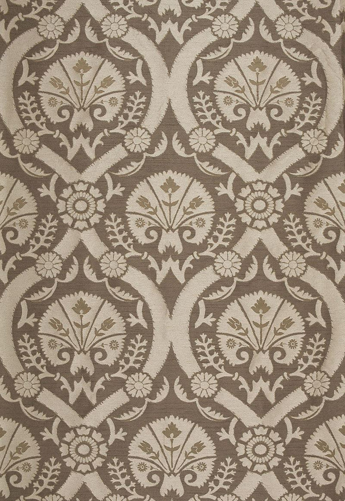 Taza Damask Chanterelle 65772 by Schumacher Fabric Chroma 100% Polyester Wyzenbeek 15,000 Horizontal: 7 and Vertical: 19 55.25 - Fabric Carolina -