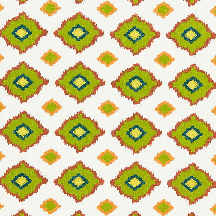 Sikar Embroidery Citrus 65780 by Schumacher Designer Fabric MARTYN LAWRENCE BULLARD See Sample INDIA MEDIUM DUTY </p><p>Repeat: Horizontal: 5 3/4" (15CM) and Vertical: 5" (13CM) 52" WIDE (132CM) - Swanky Fabrics -