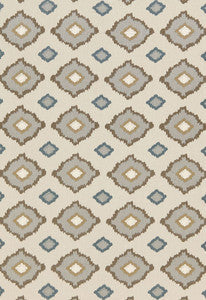 Sikar Embroidery Flax 65784 by Schumacher Fabric