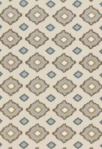 Sikar Embroidery Flax 65784 by Schumacher Fabric