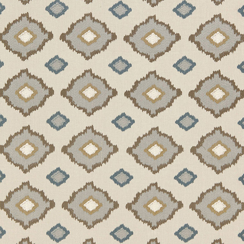 Sikar Embroidery Flax 65784 by Schumacher Fabric OTTOMAN CHIC LINEN 61% COTTON 39% INDIA MARTINDALE 12,000 </p><p>Repeat: Horizontal: 5 3/4" (15CM) and Vertical: 5" (13CM) 52 - Fabric Carolina -