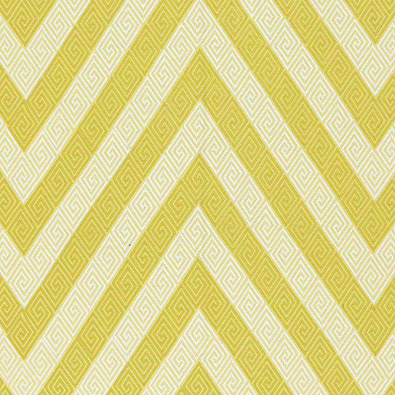 Nebaha Embroidery Citron 65790 by Schumacher Designer Fabric MARTYN LAWRENCE BULLARD See Sample INDIA . </p><p>Repeat: Horizontal: 25 3/8" (64CM) and Vertical: 7 1/2" (19CM) 51 1/2" WIDE (131CM) - Swanky Fabrics -