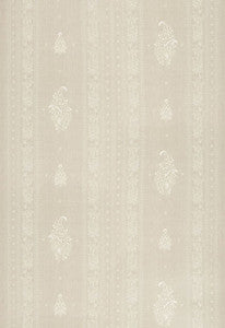 Jaipur Linen Embroidery Flax 65800 by Schumacher Fabric