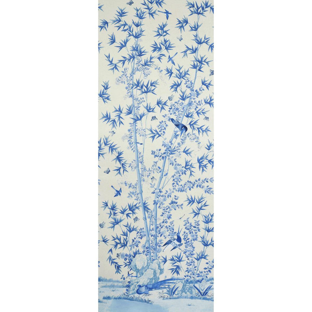Brighton Pavilion Panel Blue 5007744 by Schumacher Wallpaper Perennial Favorites 52.0" - Fabric Carolina -