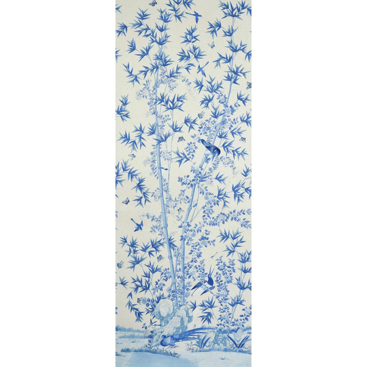 Brighton Pavilion Panel Blue 5007744 by Schumacher Wallpaper Perennial Favorites 52.0" - Fabric Carolina -