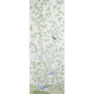 Brighton Pavilion Panel Green 5007745 by Schumacher Wallpaper
