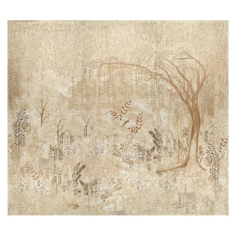 Bisou Gold 5010932 by Schumacher Wallpaper Colette Cosentino - Fabric Carolina -