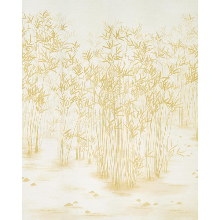 Kanji Sisal Ochre 5011781 by Schumacher Wallpaper Perennial Favorites 136.0" - Fabric Carolina -