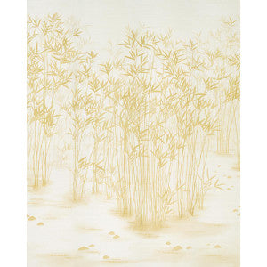 Kanji Sisal Ochre 5011781 by Schumacher Wallpaper