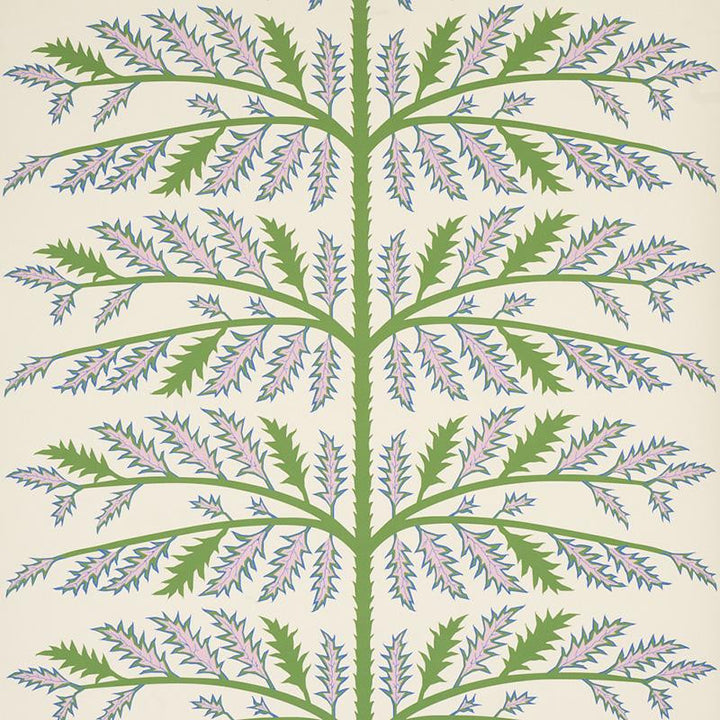 Thistle Ivory 5011430 by Schumacher Wallpaper Neisha Crosland 27.0" - Fabric Carolina -